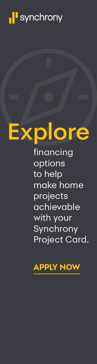 Flexible financing available through Synchrony