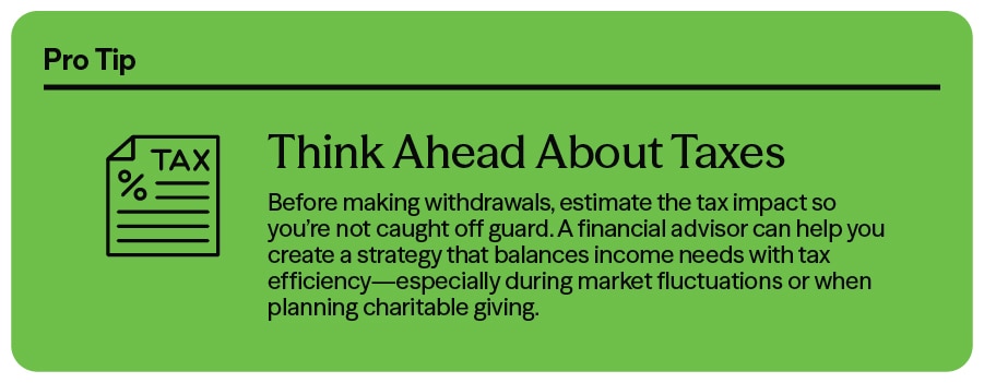 Think Ahead About Taxes