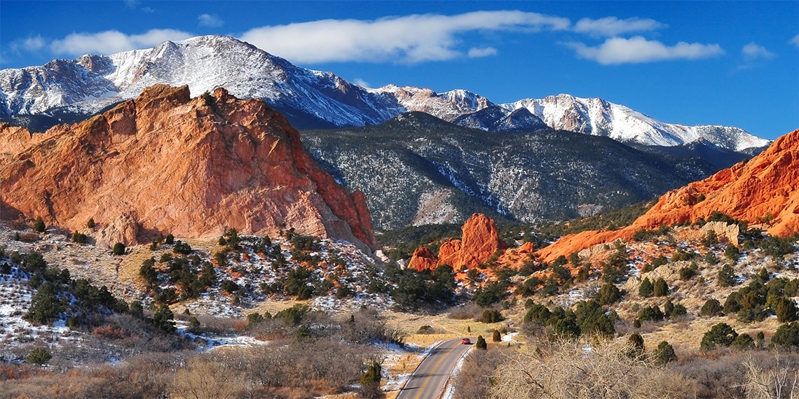 Photo of mountains in Colorado