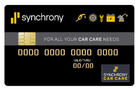 Synchrony Car Care blank card